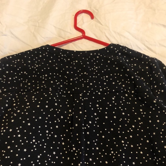 ASOS Blouse with all over star print size Medium. - Picture 4 of 5